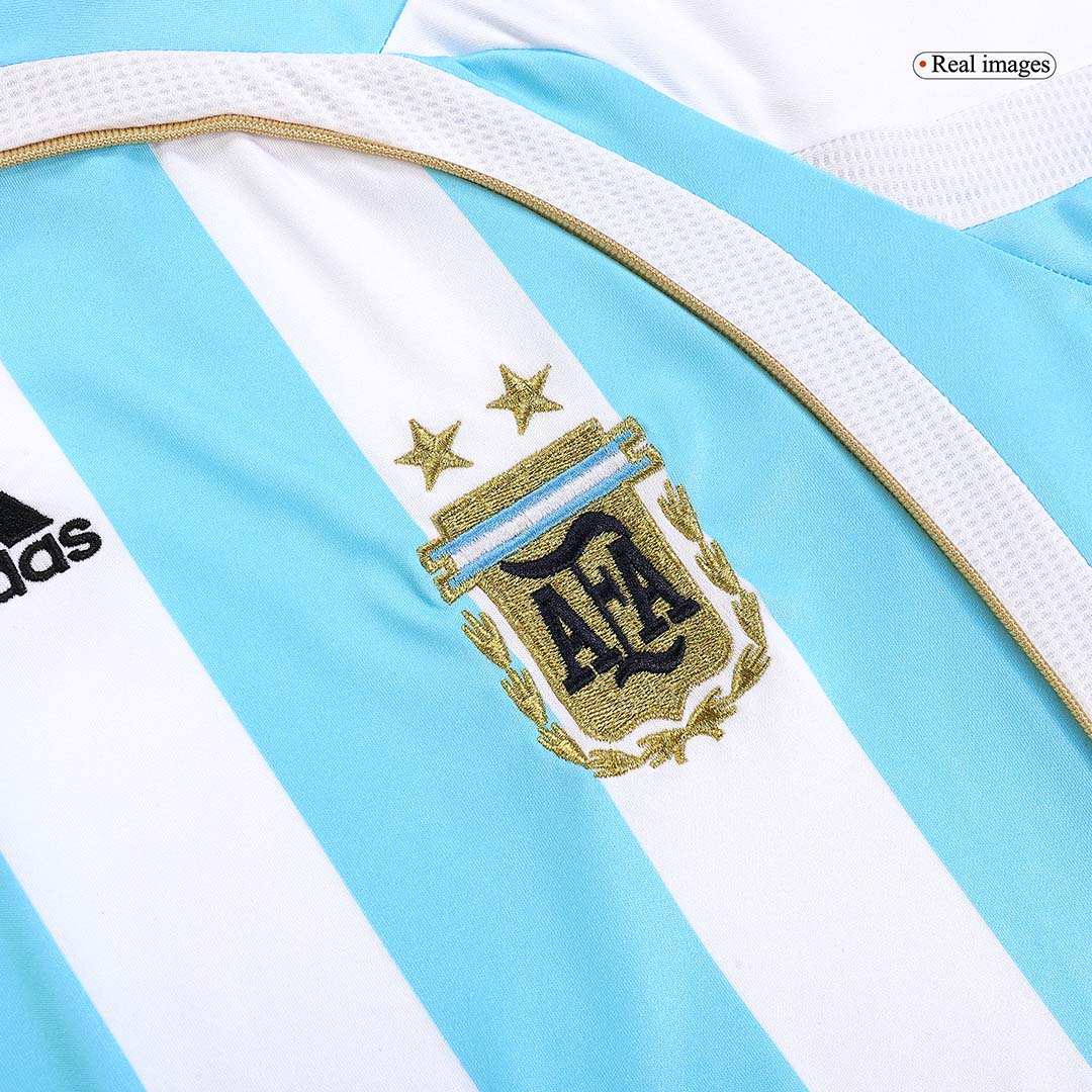 Argentina Home Retro Soccer Jersey 2006