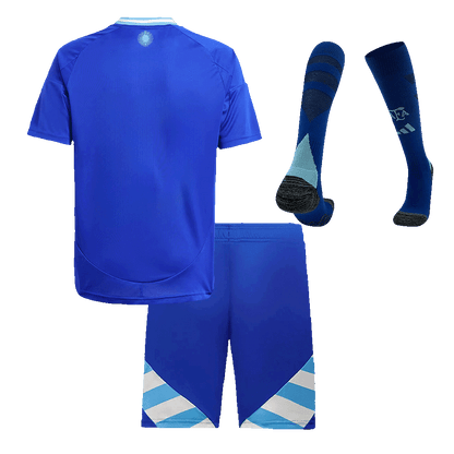 Kid's Argentina Away Jerseys Full Kit 2024