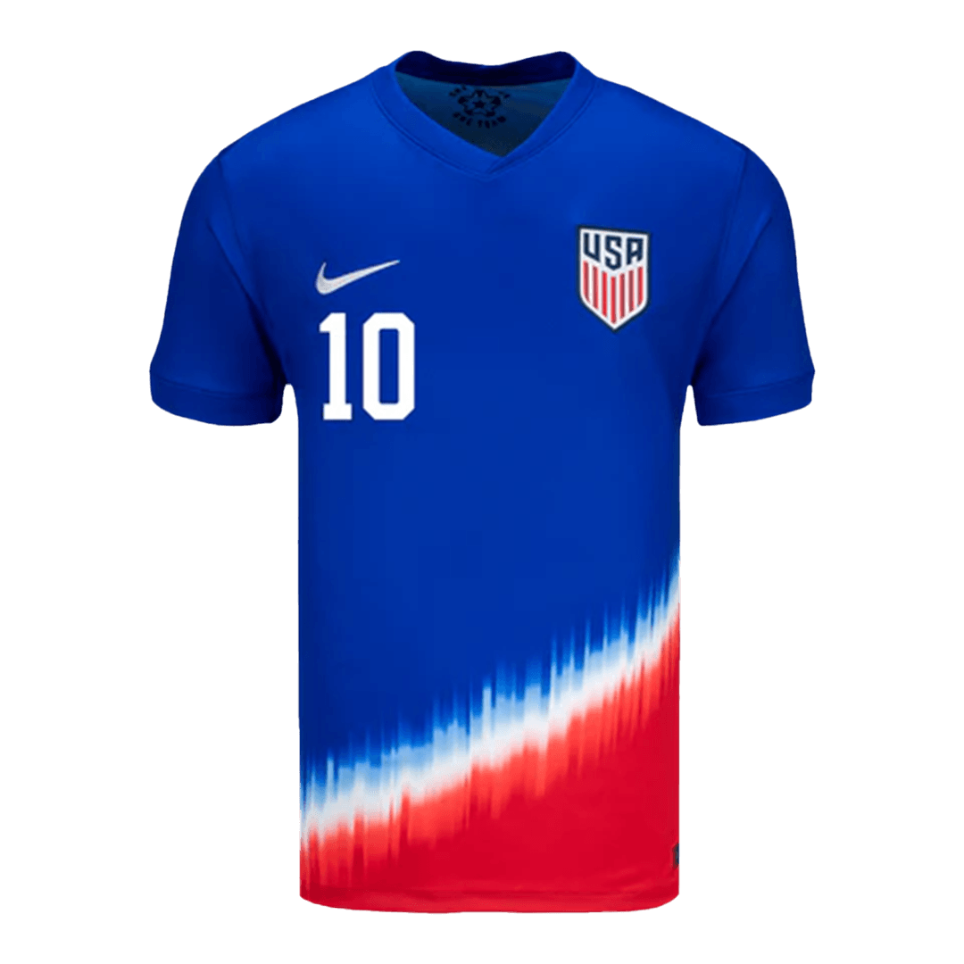 [Super Quality] Men's USA PULISIC #10 Away Soccer Jersey Copa América 2024