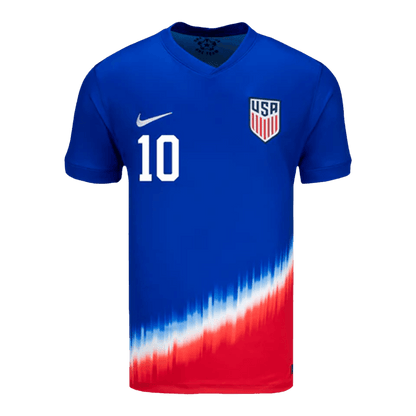 [Super Quality] Men's USA PULISIC #10 Away Soccer Jersey Copa América 2024