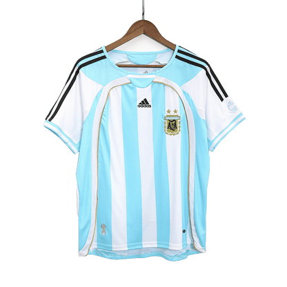 Argentina Home Retro Soccer Jersey 2006