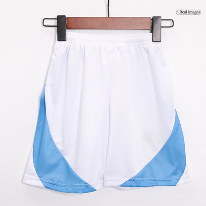Kid's Argentina Home Jerseys Kit(Jersey+Shorts) Copa América 2024