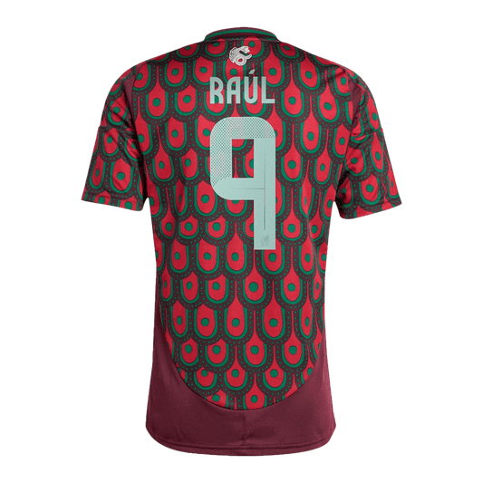 Men's Mexico RAÚL #9 Home Soccer Jersey Copa América 2024