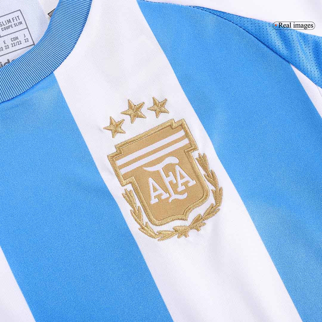 Kid's Argentina Home Jerseys Kit(Jersey+Shorts) Copa América 2024