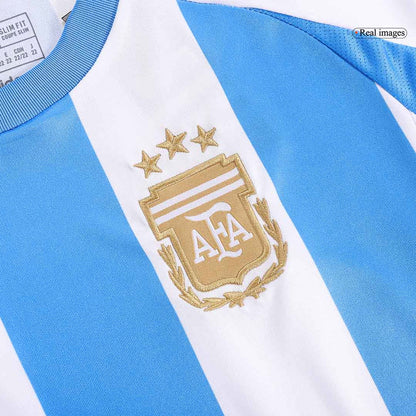 Kid's Argentina Home Jerseys Kit(Jersey+Shorts) Copa América 2024